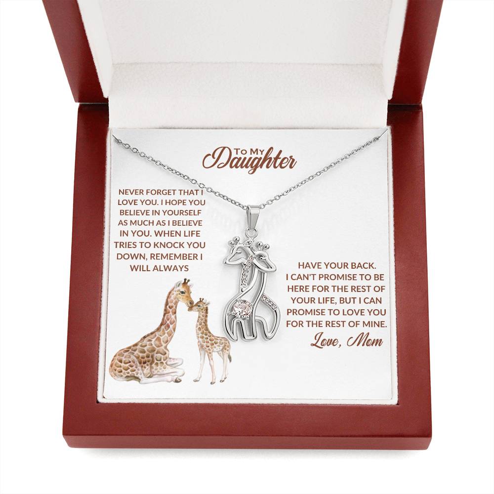 Giraffe Necklace Gift from Mom-[Heartfelt Family Gift]