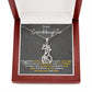 Granddaughter Giraffe Necklace-[Heartfelt Family Gift]