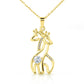 Daughter Giraffe Necklace from Dad-[Heartfelt Family Gift]