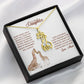 Giraffe Necklace Gift from Mom-[Heartfelt Family Gift]
