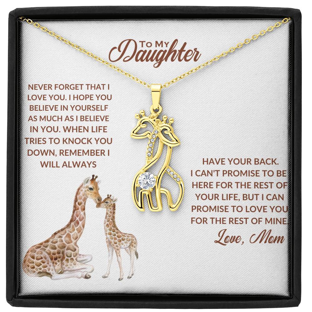 Giraffe Necklace Gift from Mom-[Heartfelt Family Gift]