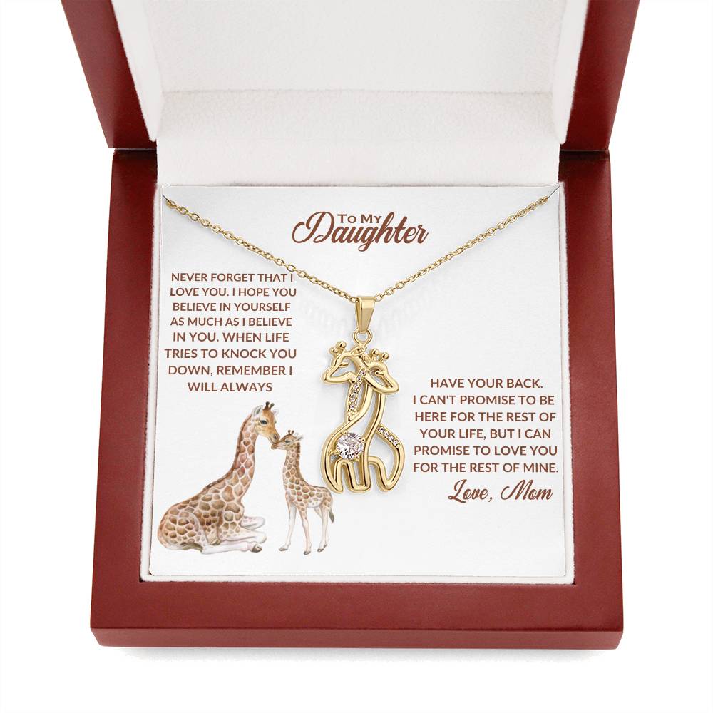 Giraffe Necklace Gift from Mom-[Heartfelt Family Gift]