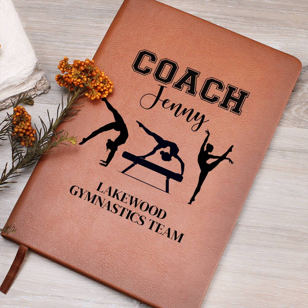 Gymnastics Coach Journal Gift