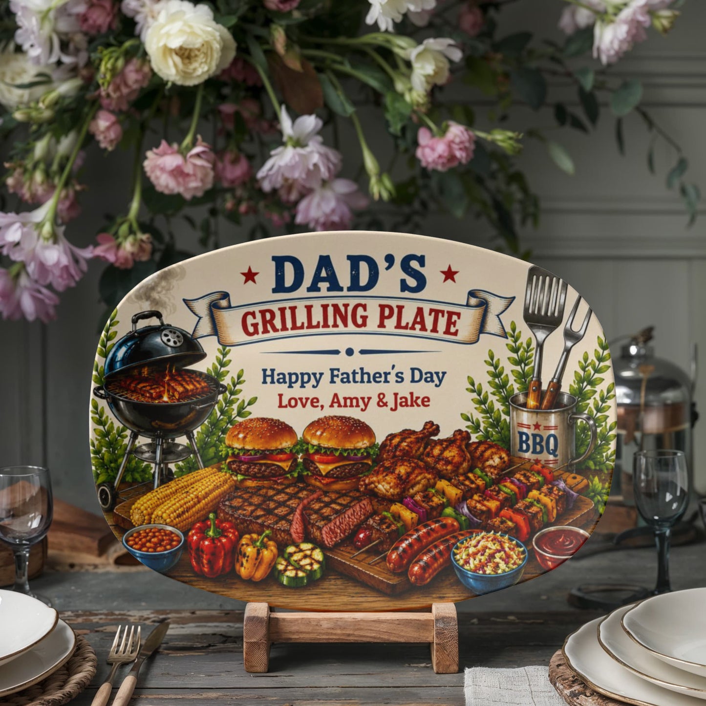 Dad's Grilling Plate
