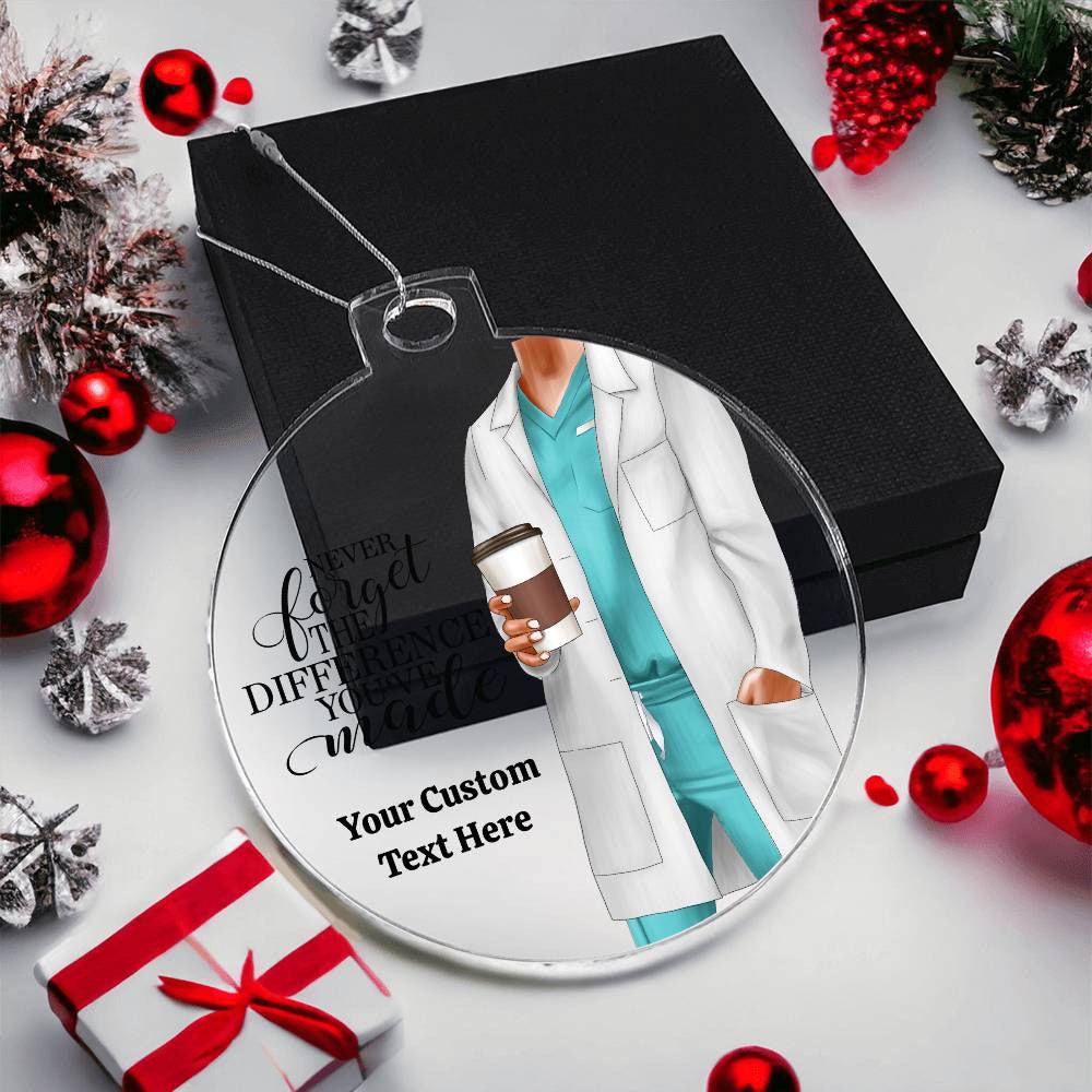 Personalized Nurse Doctor Christmas Ornament-[Heartfelt Family Gift]