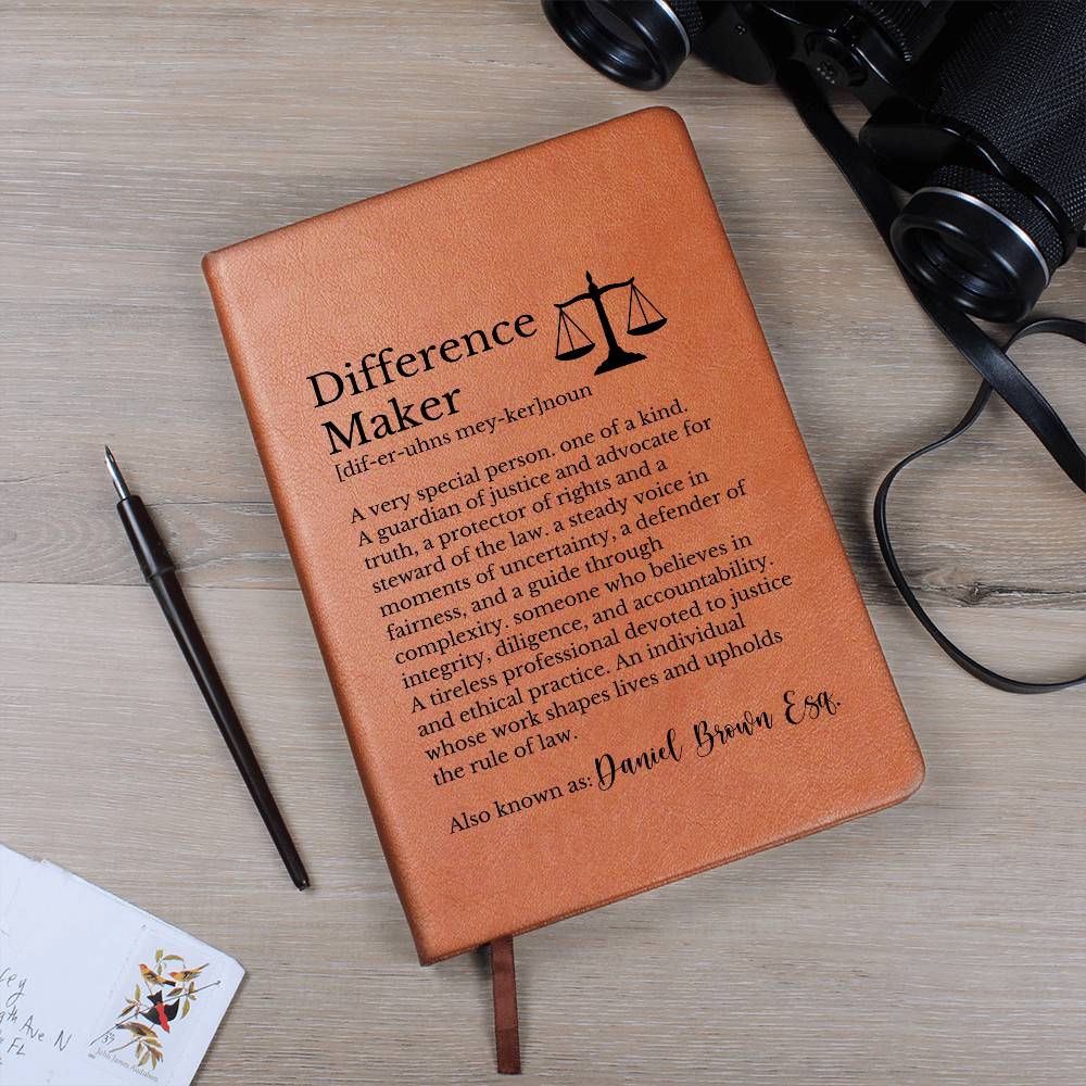 Difference Maker Journal for Lawyer
