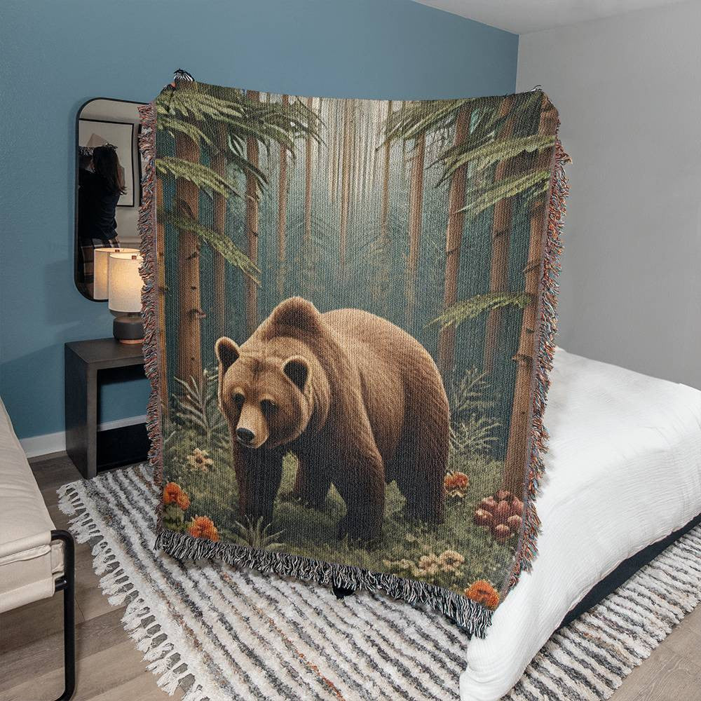 Grizzly Bear Blanket-[Heartfelt Family Gift]