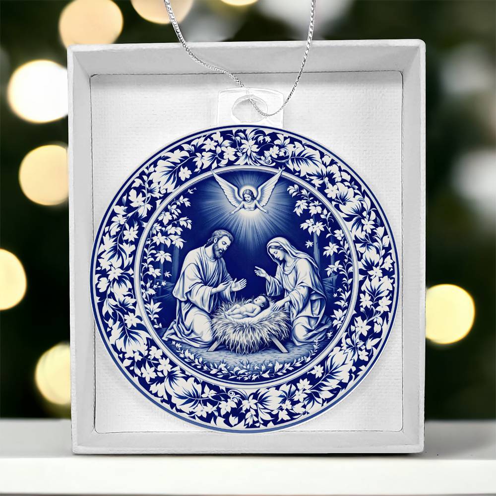 Nativity Acrylic Ornament