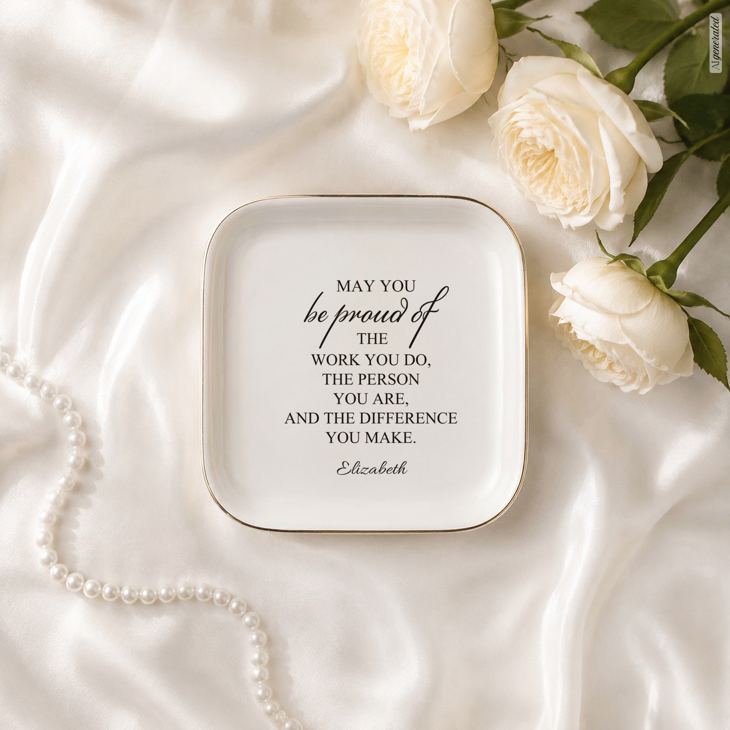 Difference Maker Jewelry Dish