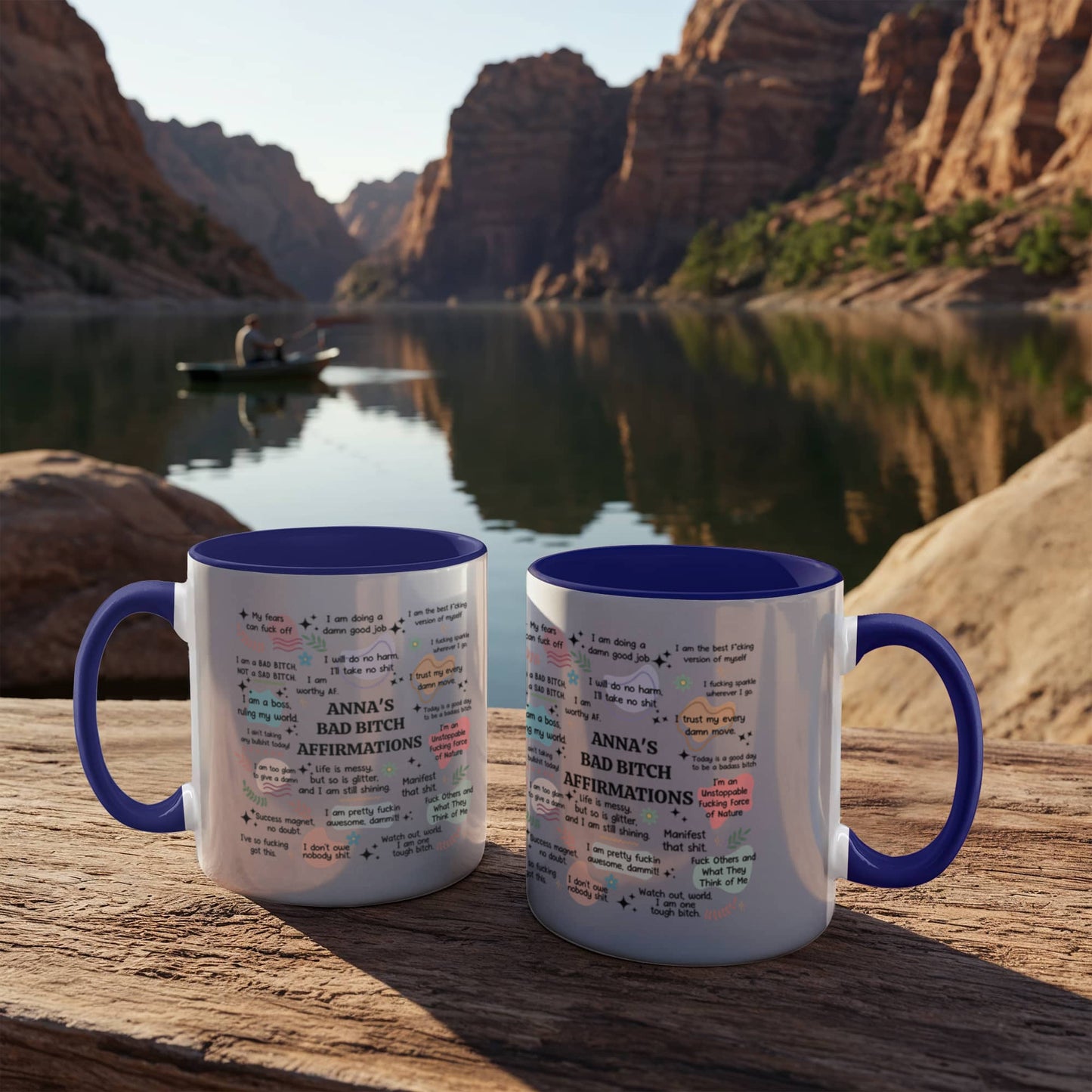 Color Accent Mugs