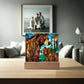 Bear Family Cub Acrylic Square Plaque-[Heartfelt Family Gift]