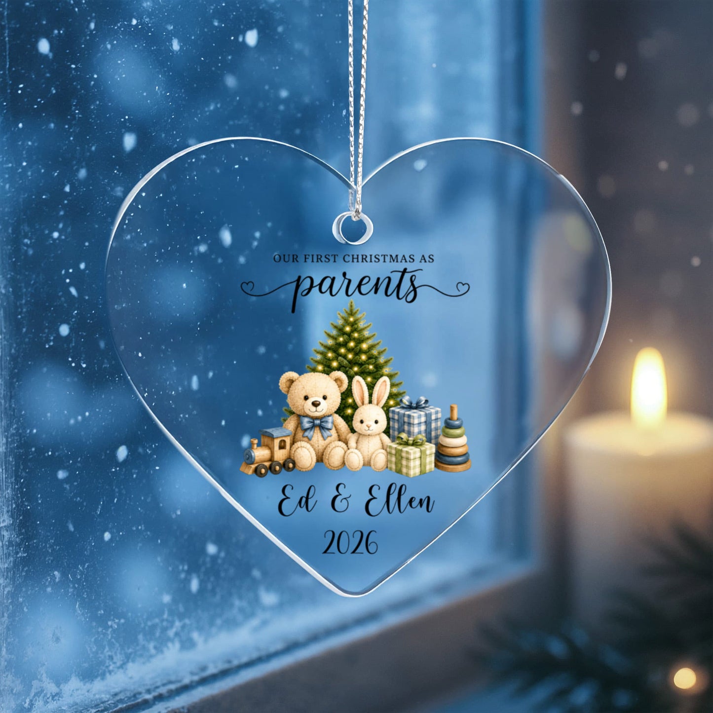 1st Christmas As Parents Ornament
