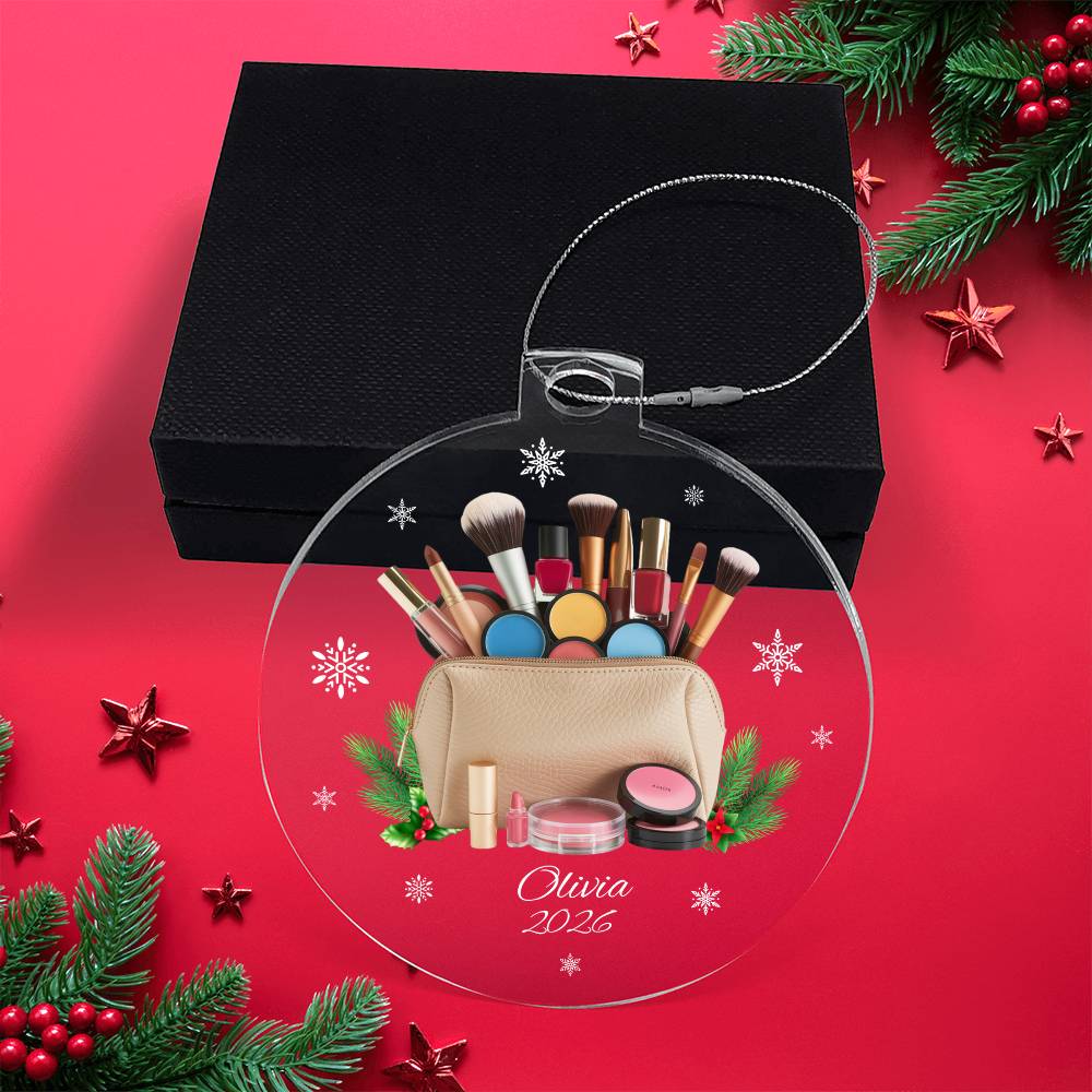 Makeup Christmas Tree Ornament