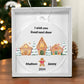 I wish you lived next door Gingerbread Christmas Ornament-[Heartfelt Family Gift]