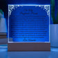 Boyfriends Parents Acrylic Plaque-[Heartfelt Family Gift]