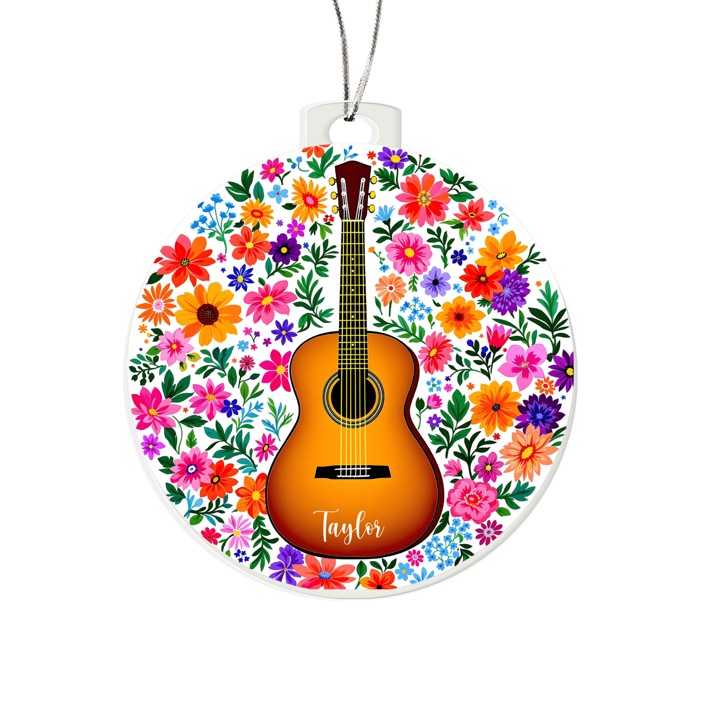 Personalized Acoustic Guitar Ornament