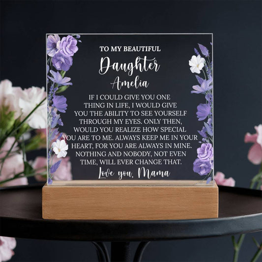 Personalized Daughter Acrylic Plaque