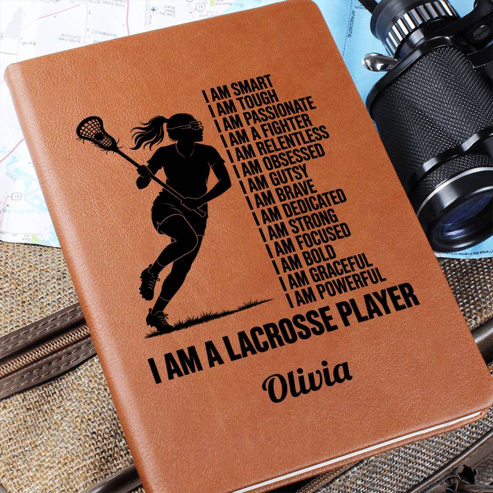 Personalized Lacrosse Player Affirmation Journal