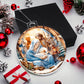 Baby Jesus in Manger Acrylic Christmas Ornament-[Heartfelt Family Gift]