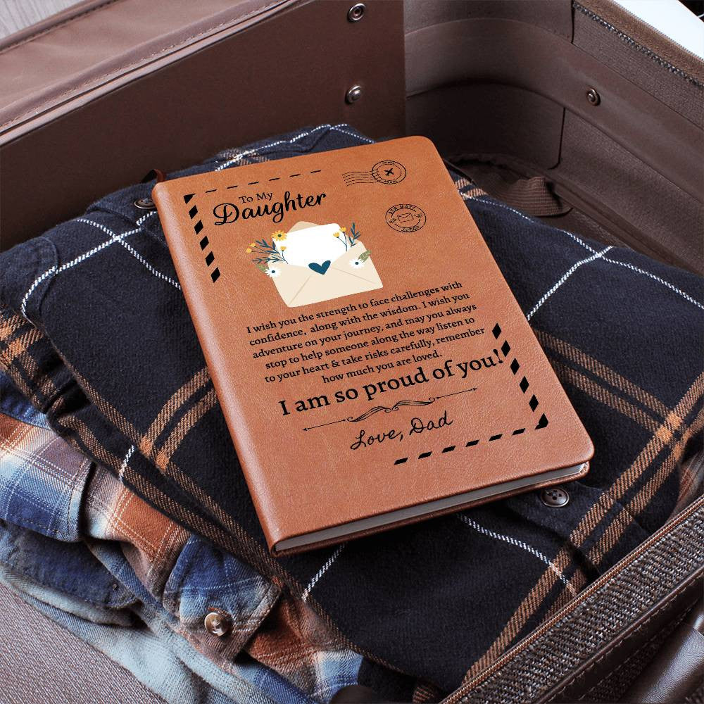 To My Daughter Journal from Mom Or Dad-[Heartfelt Family Gift]