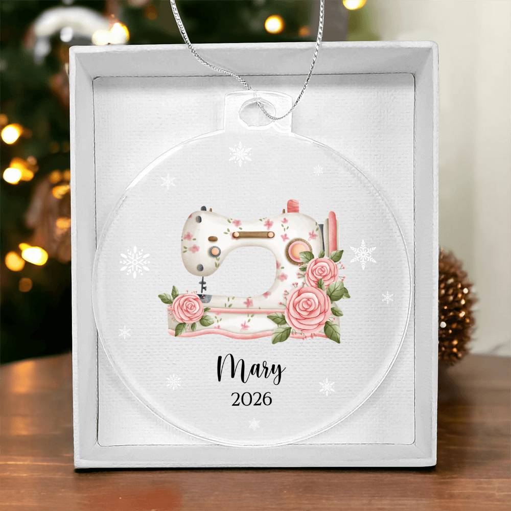Sewing Christmas Tree Ornament