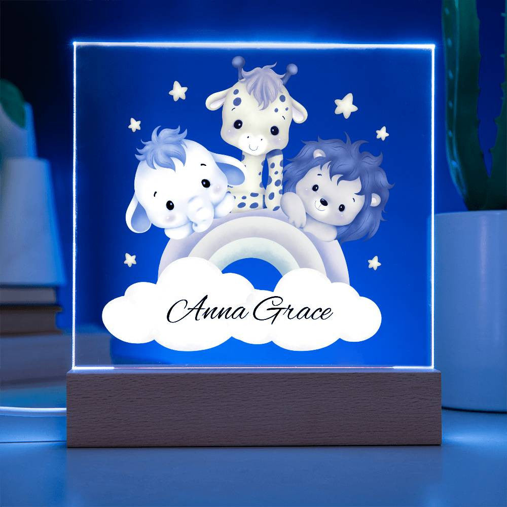 Baby Nursery Safari Night Light-[Heartfelt Family Gift]