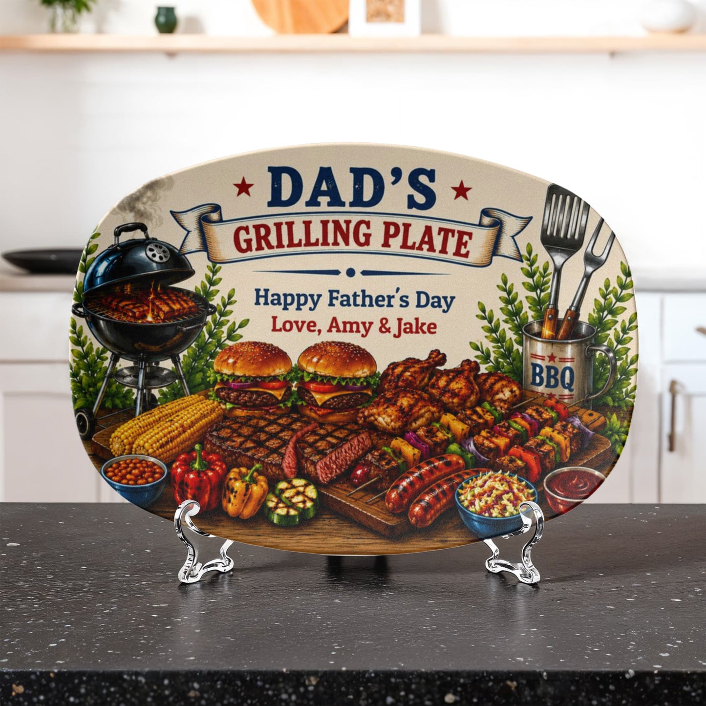 Dad's Grilling Plate