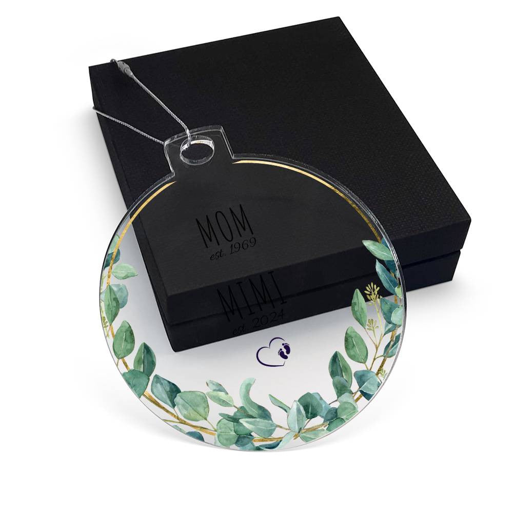 Mimi New Grandparents 1st Christmas Ornament-[Heartfelt Family Gift]