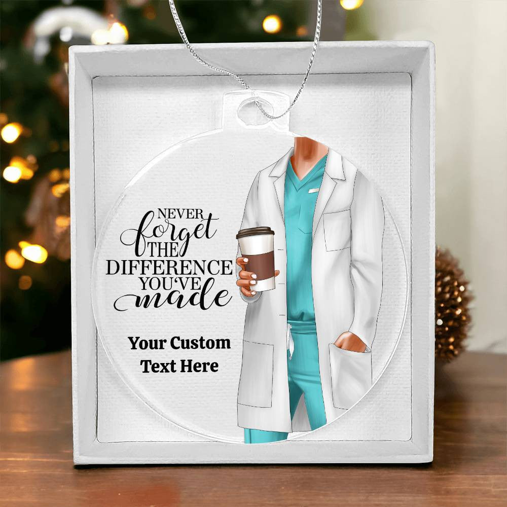 Personalized Nurse Doctor Christmas Ornament-[Heartfelt Family Gift]