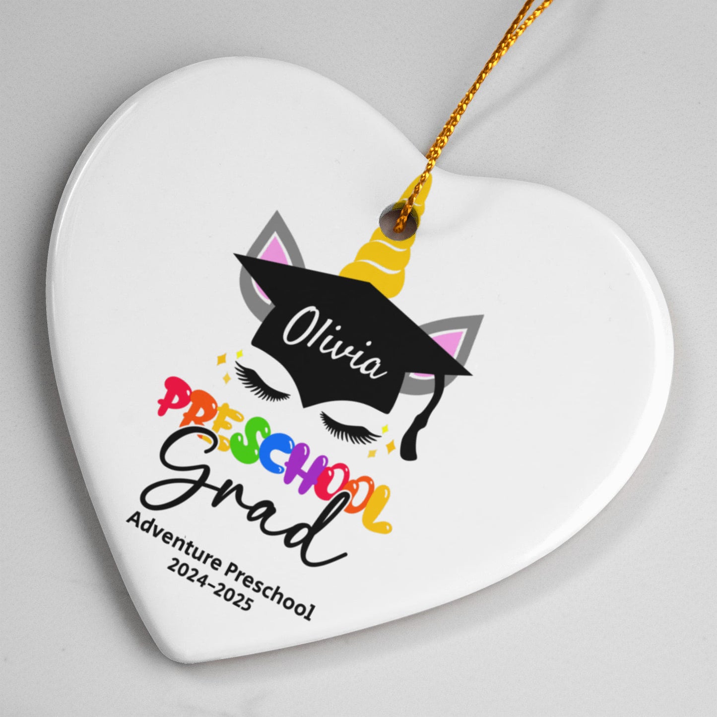 Personalized PreSchool Ornament Gift For Kids