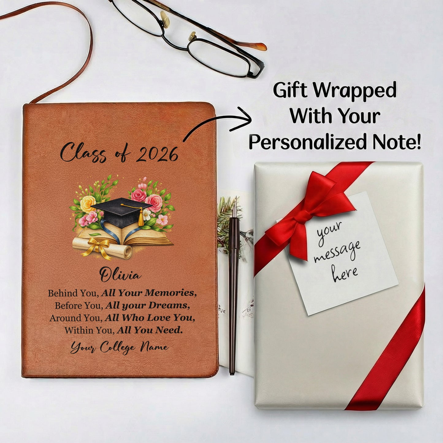 Personalized Graduation Journal Gift