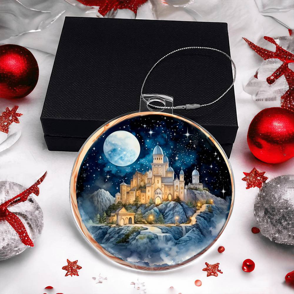 Acrylic Christmas Ornament-[Heartfelt Family Gift]