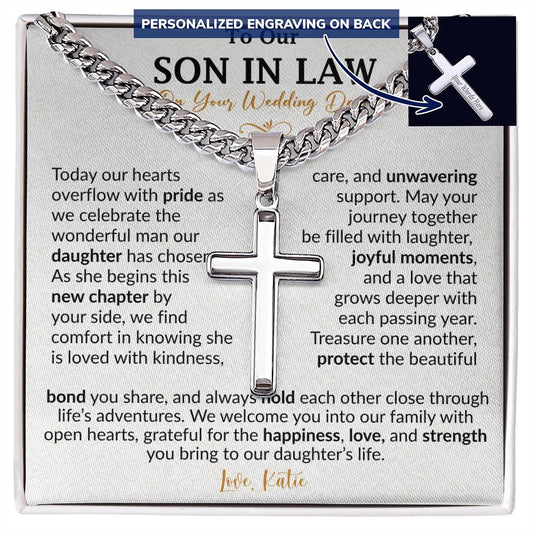 To Our Son in Law On Your Wedding Day