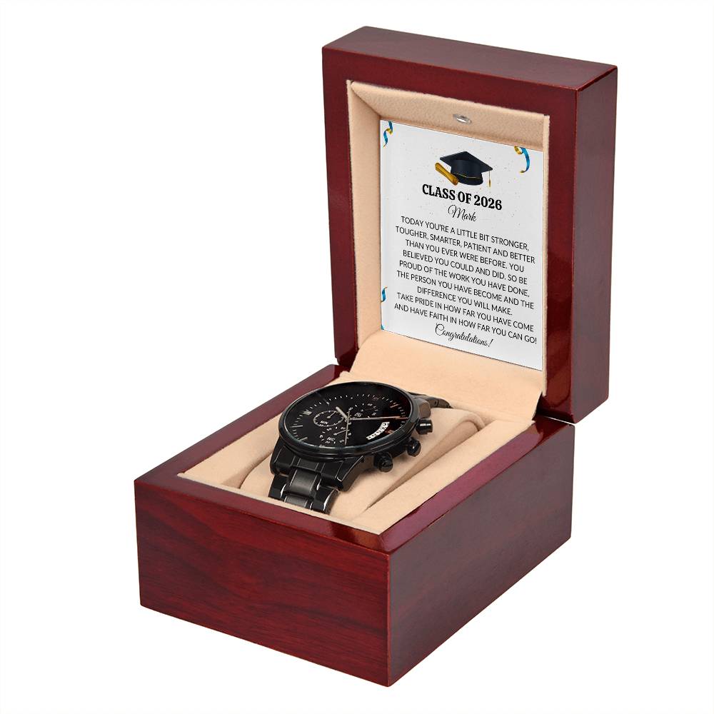 Class of 2026 Graduation Gift Chronograph Watch