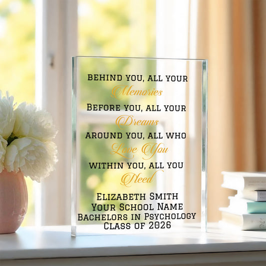 Personalized Graduation Plaque for Class of 2026