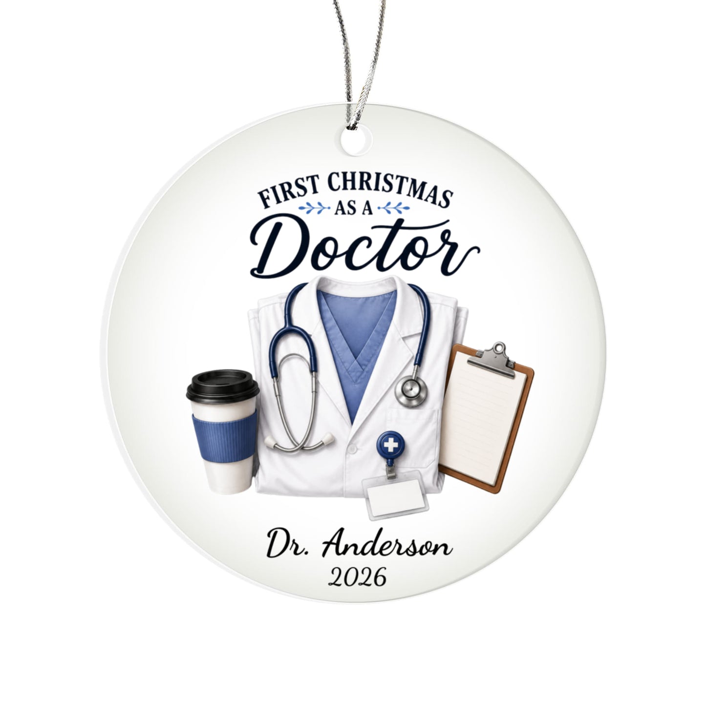 First Christmas As A Doctor Ornament
