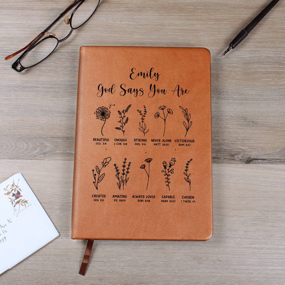 Personalized God Says You Christian Journal