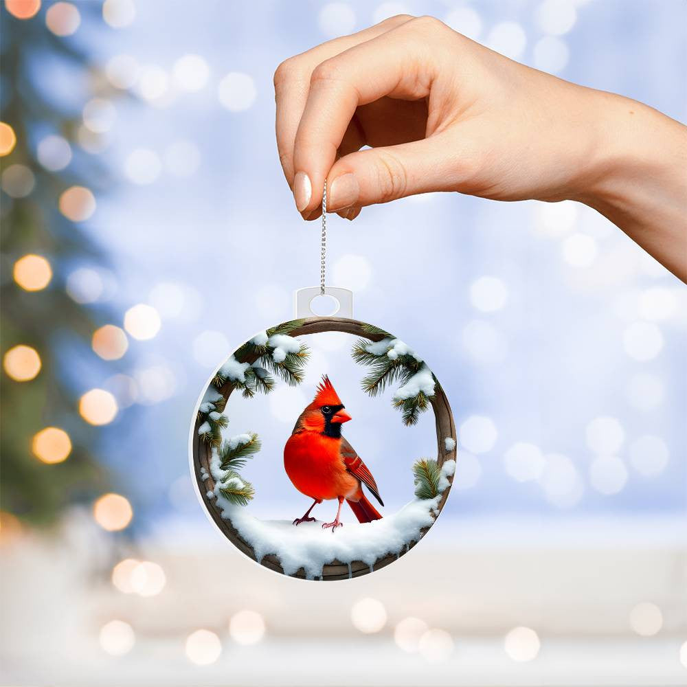 Cardinal Christmas Ornament-[Heartfelt Family Gift]