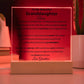 Personalized Granddaughter Plaque from Grandma or Grandpa-[Heartfelt Family Gift]