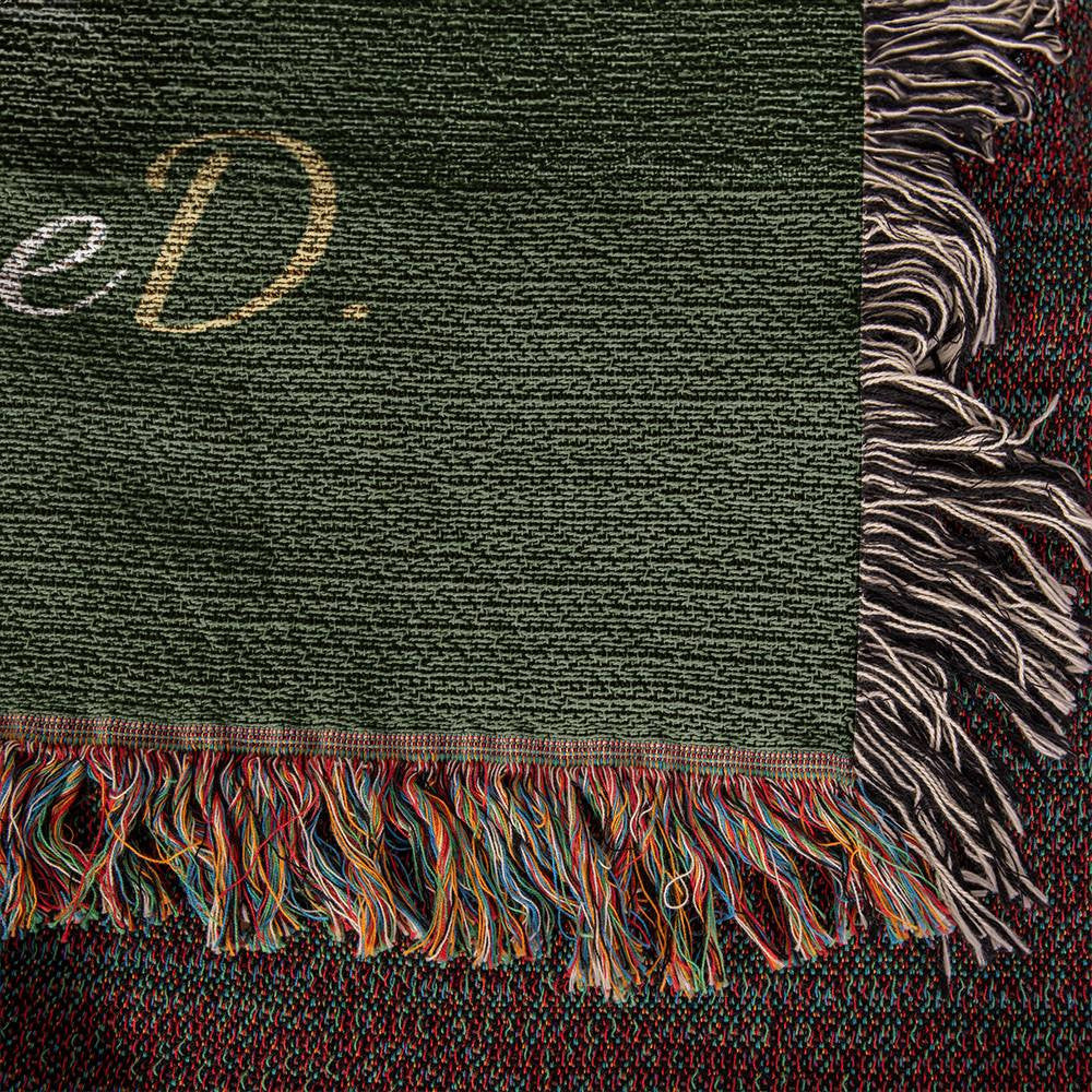 PHD Graduation Gift Blanket for Doctorate Degree-[Heartfelt Family Gift]