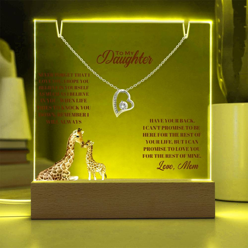 Daughter  Keepsake Acrylic Bundle (Love Knot)-[Heartfelt Family Gift]