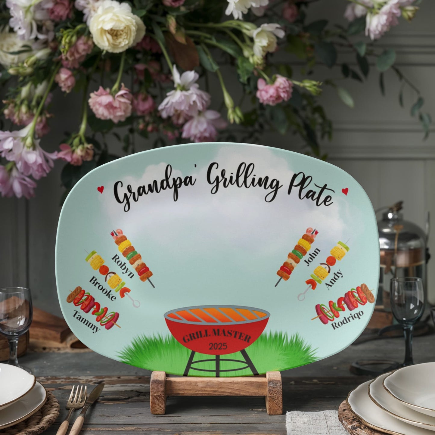 Grandpa's Grilling Platter 10”x14” Platter
