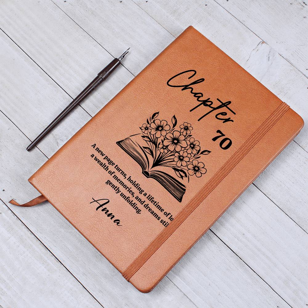Personalized 70th Birthday Journal