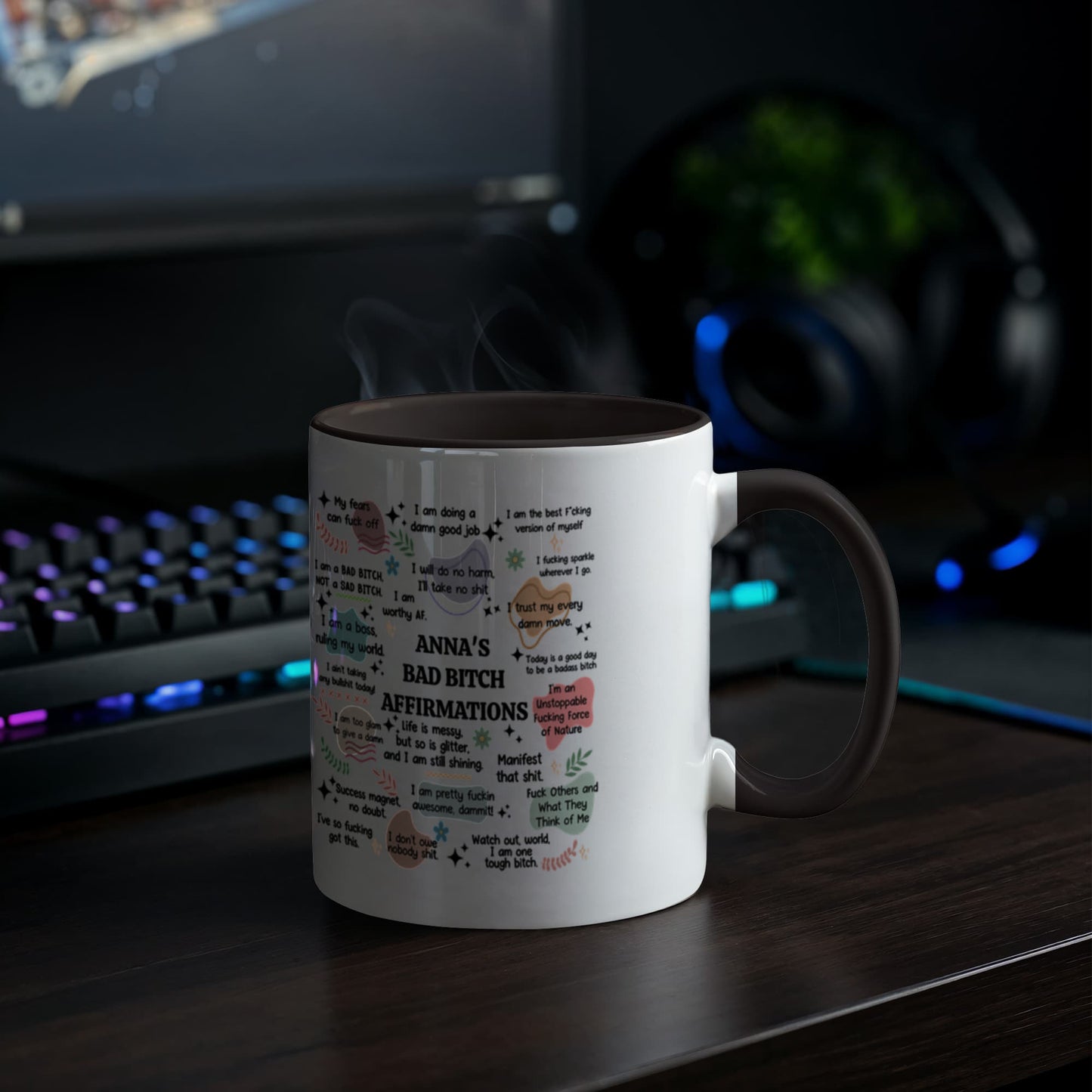 Color Accent Mugs