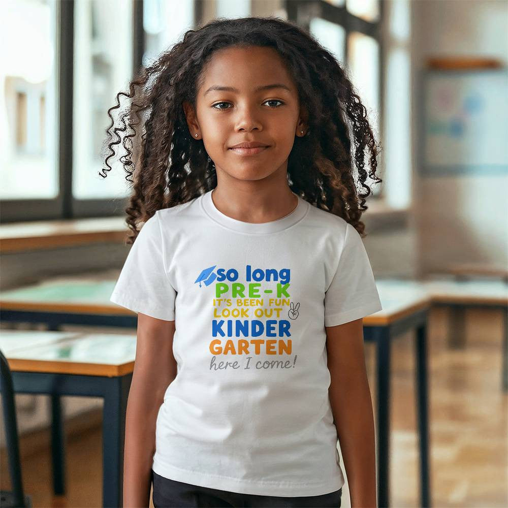 So Long Pre-K Graduation T-shirt for Child-[Heartfelt Family Gift]