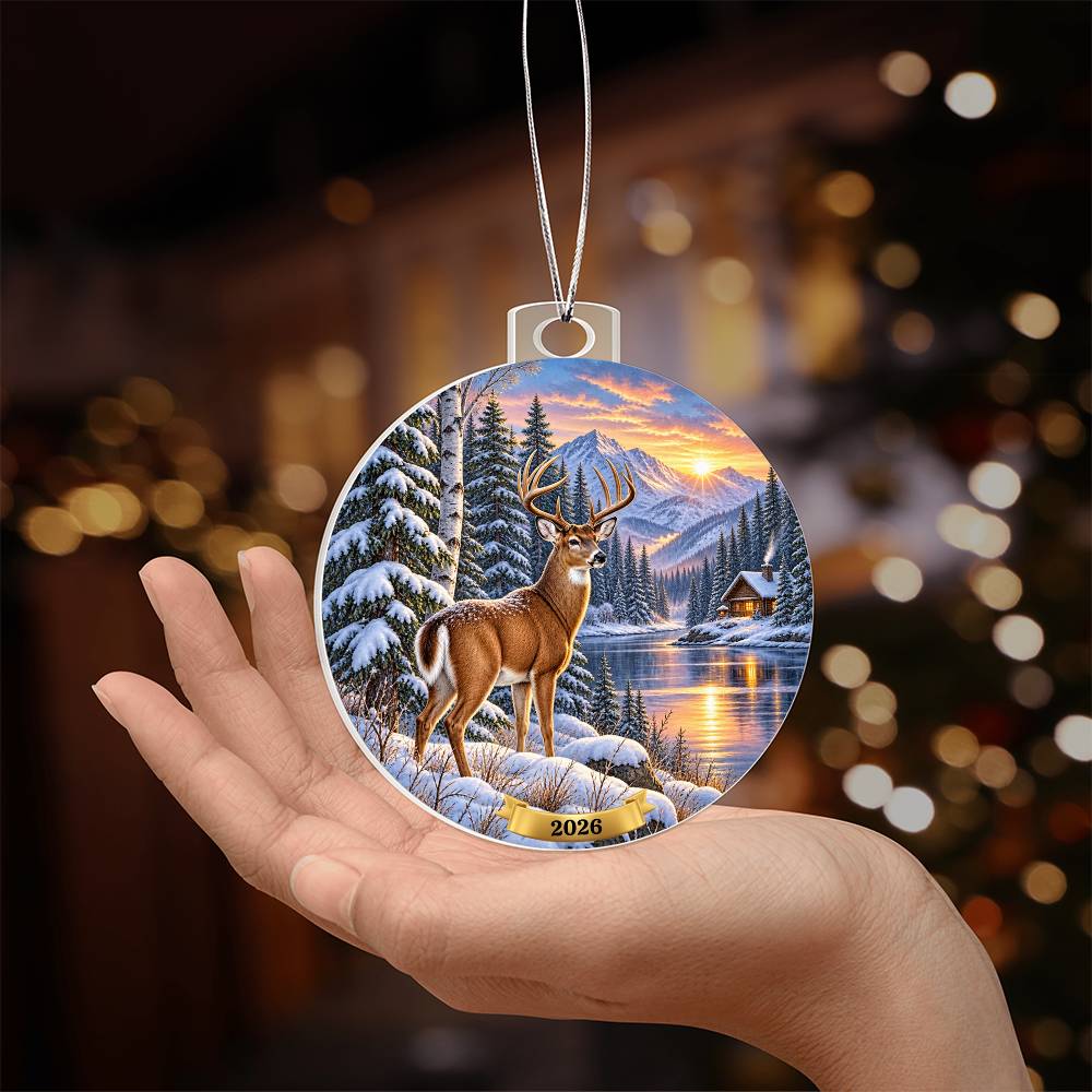 Deer Christmas Ornament