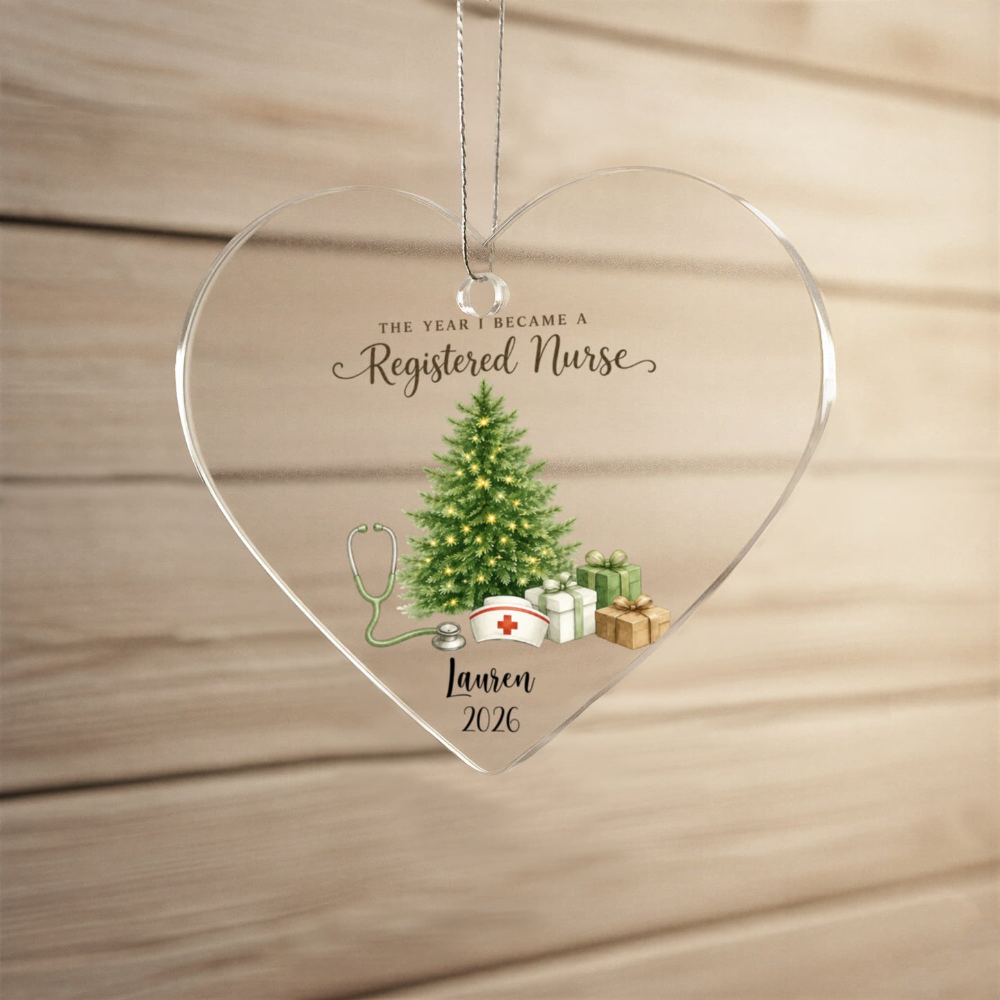 1st Christmas As A Registered Nurse Ornament
