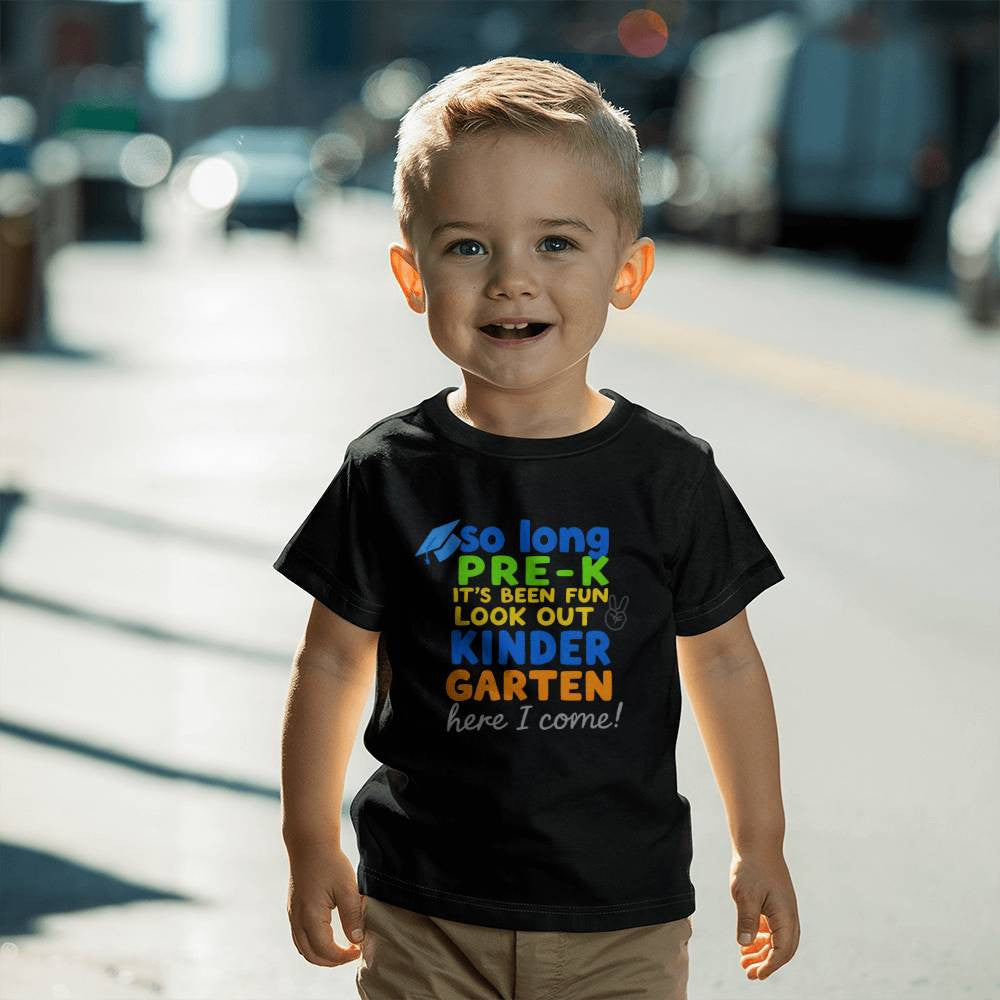So Long Pre-K Graduation T-shirt for Child-[Heartfelt Family Gift]