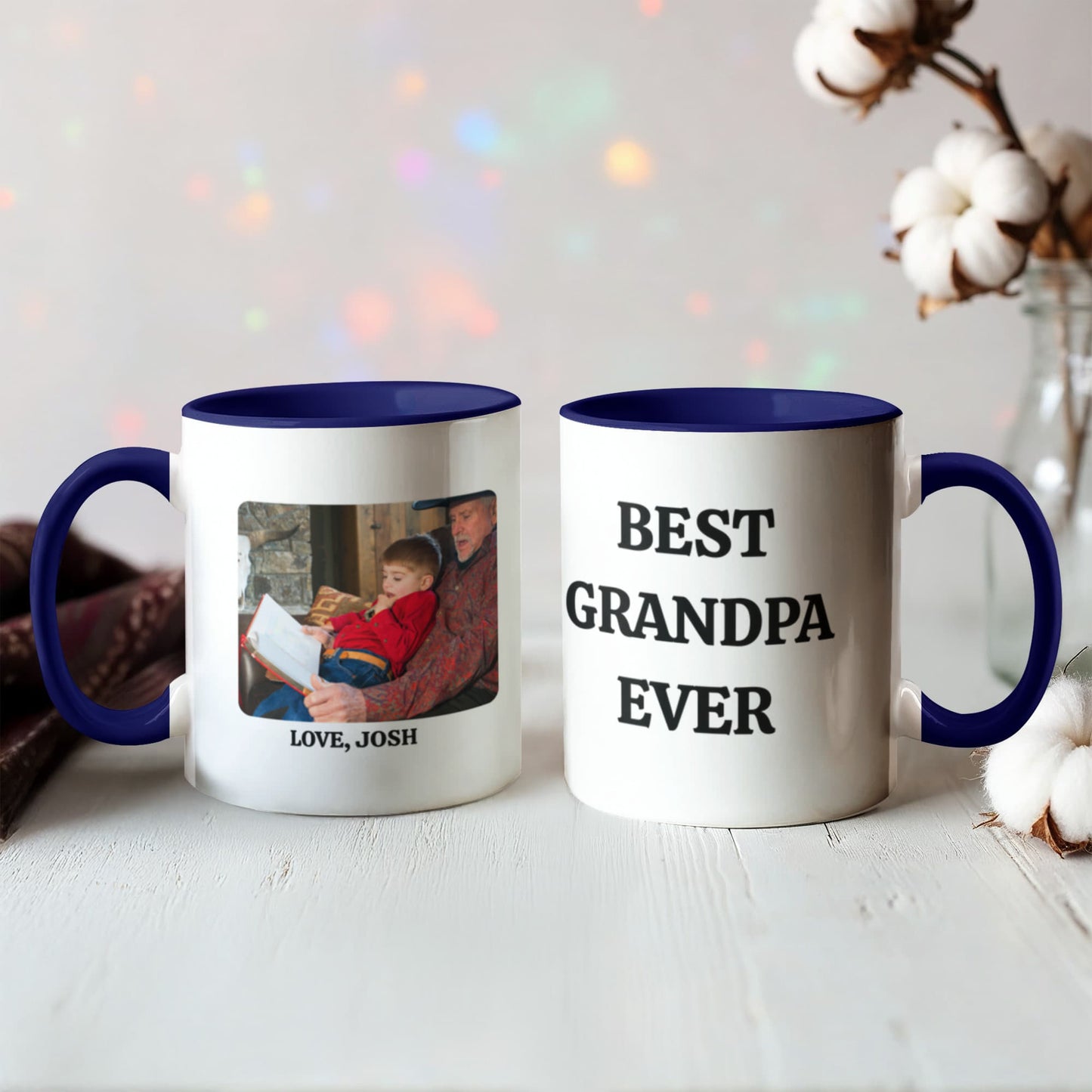 Best Grandma Ever Color Accent Mugs