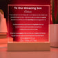 Son Plaque Gift from Mom and Dad-[Heartfelt Family Gift]